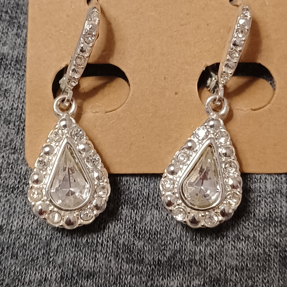 NVC rhinestone earrings